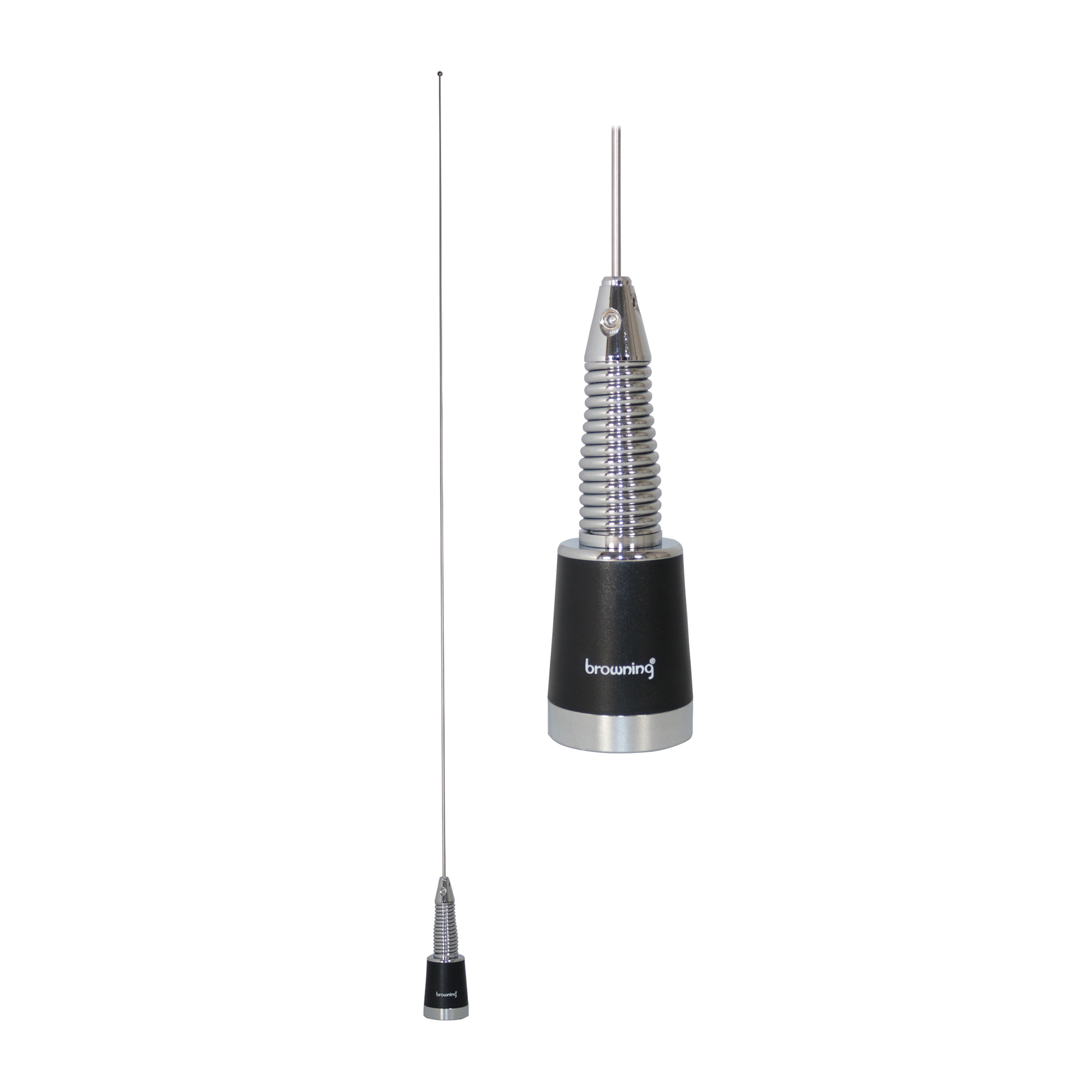 Browning, 200-Watt Pretuned Wide-Band VHF Antenna, Silver, Model# BR-158-S